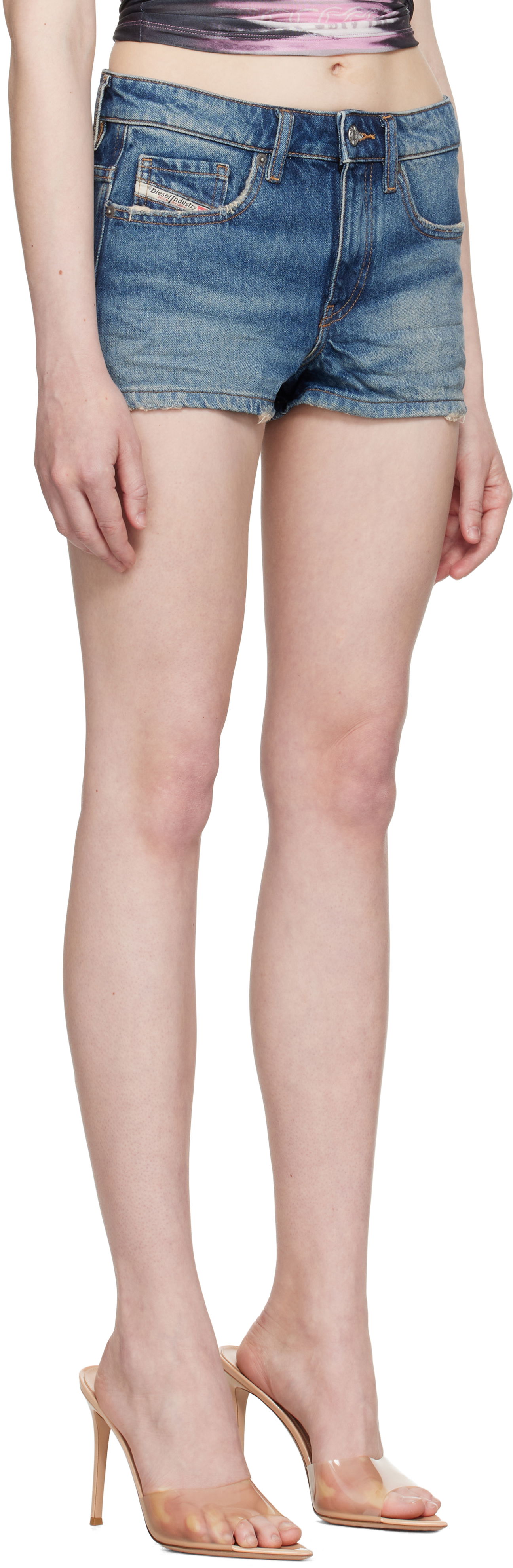 Shorts Diesel Diesel De-Yuba Denim Shorts Blå | A12764 0GRDS, 1