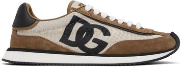 Sneakers och skor Dolce & Gabbana Mixed-Material 'DG' Cushion Brun | CS2288 A3D24, 0
