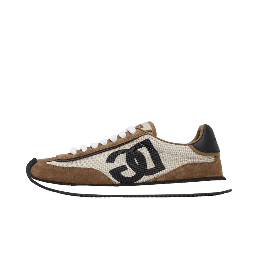 Sneakers och skor Dolce & Gabbana Mixed-Material 'DG' Cushion Brun | CS2288 A3D24