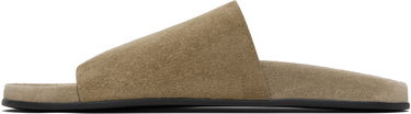 Tillbehör The Row The Row Hugh Slide Sandals Beige | F1660-L302, 2