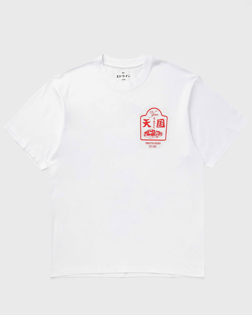 T-shirt EDWIN Tonkatsu Heaven T-Shirt Vit | I036395-0267