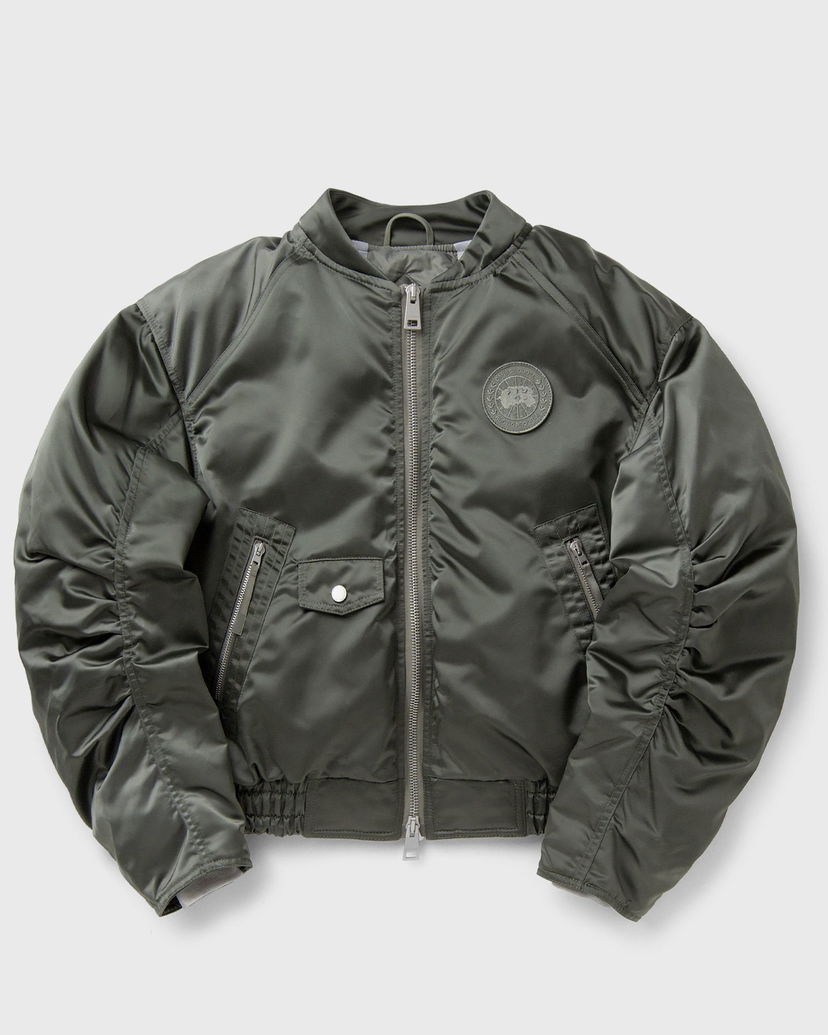 Bomberjacka Canada Goose Satin Full-Zip Bomber Jacket Grön | 4904WT-9852