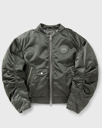 Satin Full-Zip Bomber Jacket