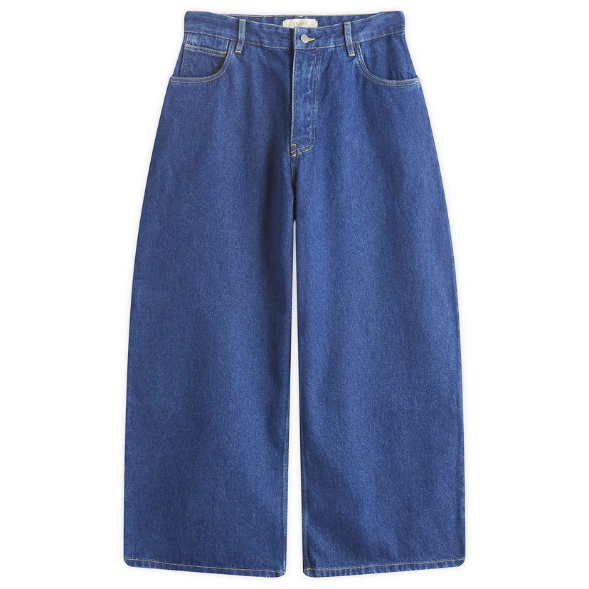 Byxor Studio Nicholson Studio Nicholson Volume Pant, Size Large Blå | PAOLOSNM-1023-WSI