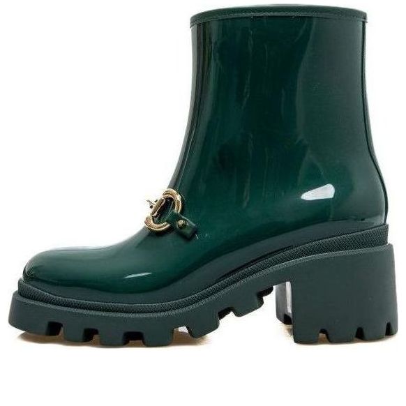 Sneakers och skor Gucci Horsebit Ankle Boots with Buckle Accent Grön | 670407-JCCP0-3154