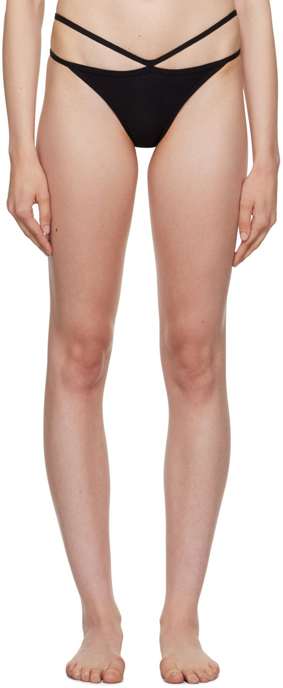 Trosor Baserange Cross Strap Briefs Svart | UNNI-RB-000
