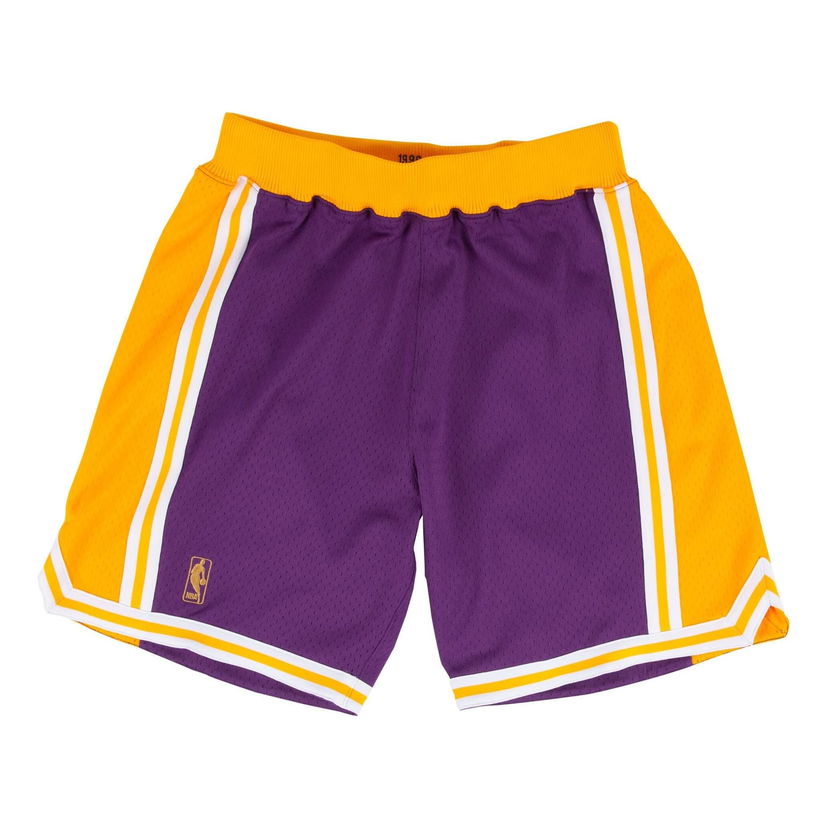 Shorts Mitchell & Ness Los Angeles Lakers 1996-97 Road Authentic NBA Shorts Purpur | ASHRGS18122-LALPURP96