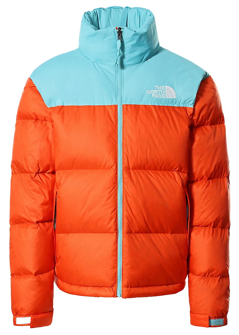 Pufferjacka The North Face 1996 Retro Nuptse 700 Fill Packable Jacket Red Orange-Transantarctic Blue Orange | NF0A3C8D1S0