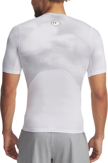 T-shirt Under Armour HG Armour Printed Short Sleeve T-Shirt Vit | 1383321-101, 2