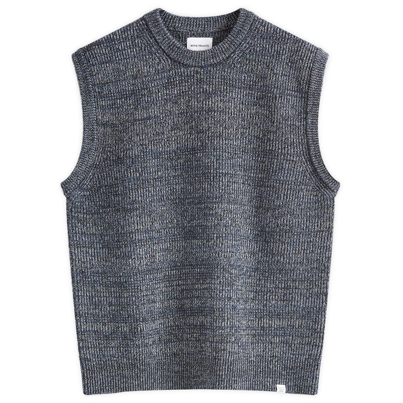 Väst NORSE PROJECTS Manfred Wool Cotton Svart | N45-0588-7111