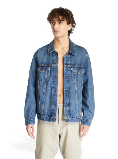 Jacka Levi's ® Relaxed Fit Trucker Jacket Med Indigo - Worn In Blå | A5782-0001