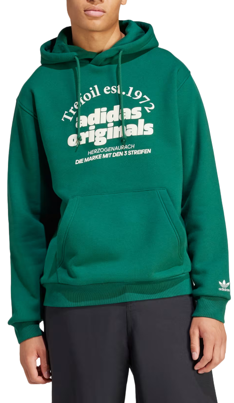 Sweatshirt adidas Originals Graphic Hoodie Beige Grön | is1412