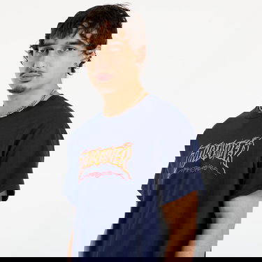 T-shirt Thrasher T-Shirt Thrasher Cracked by Exteenager Mörkblå | 145774, 1