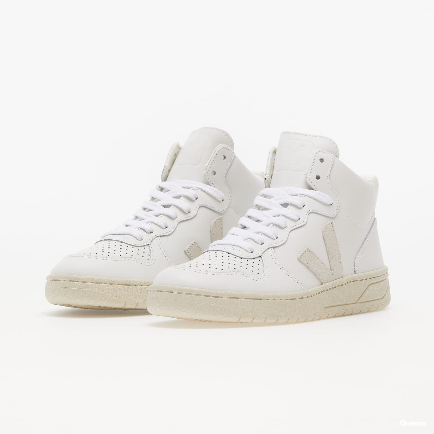 Sneakers och skor Veja V-15 Leather Vit | VQ0201270A, 1