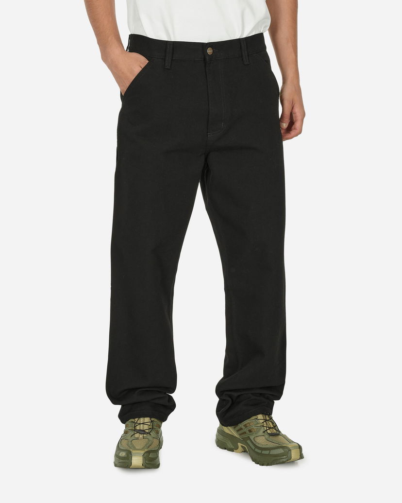 Byxor och jeans Carhartt WIP Single Knee Black Bourgogne | I031497_89_02