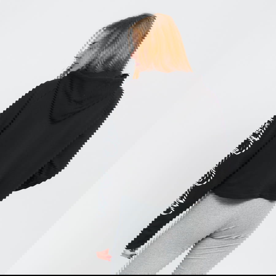 Sweatshirt adidas Originals Cropped Hoodie Svart | H15775, 1