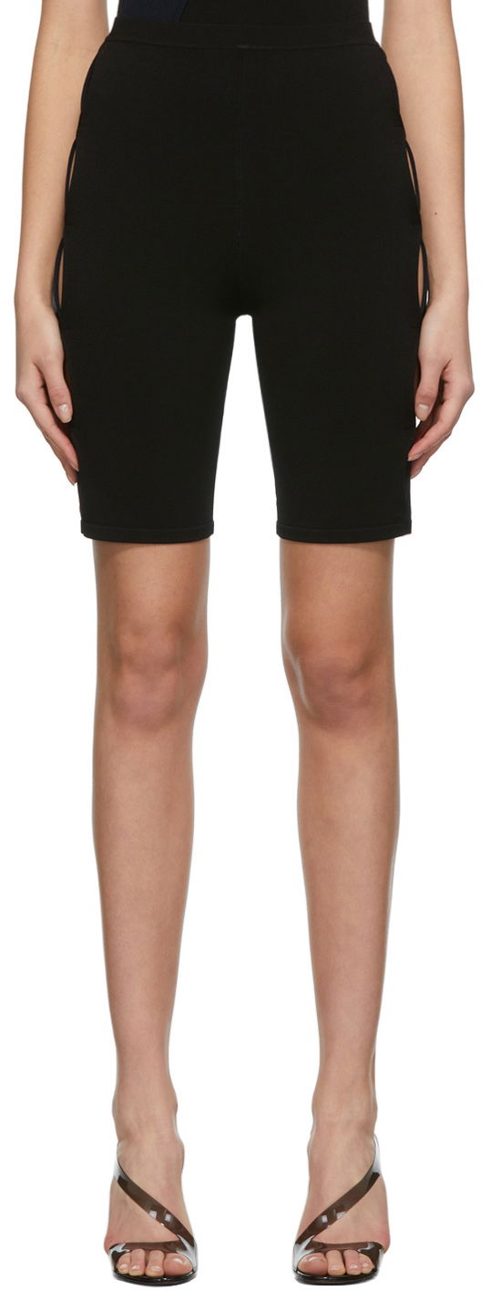 Shorts Dion Lee Dion Lee Double Hosiery Shorts Svart | C7019R22
