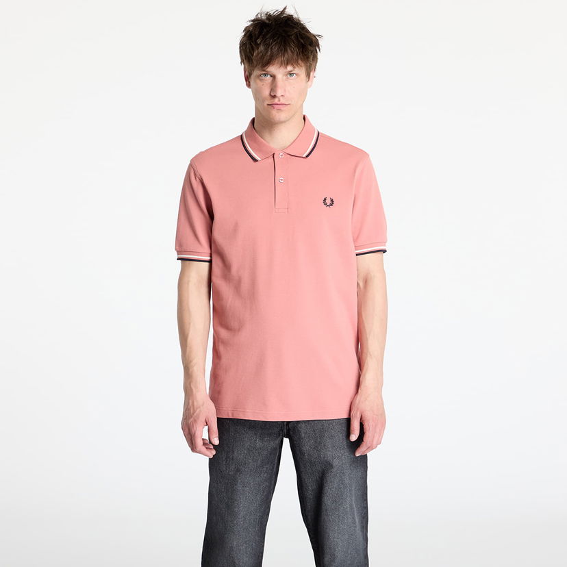 Polotröja Fred Perry Fred Perry Twin Tipped Shirt Rosa | M3600 Y63