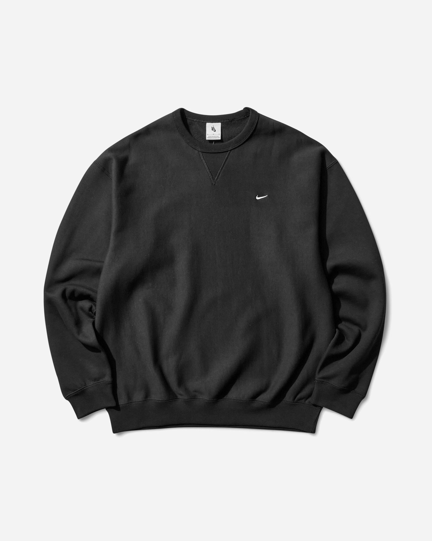 Sweatshirt Nike Solo Swoosh Crewneck Sweatshirt Svart | HV1086-010, 1