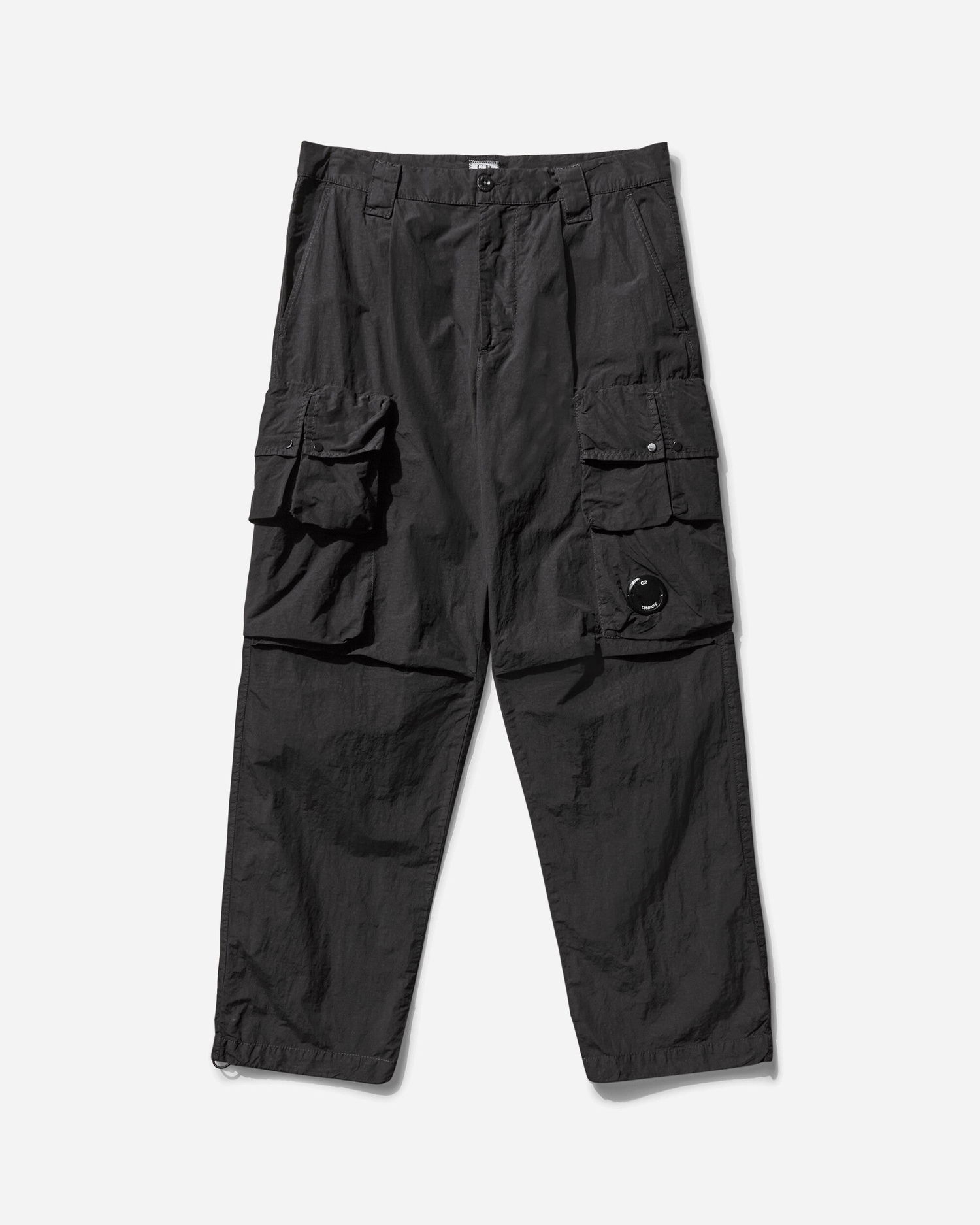 Cargo byxor C.P. Company Flatt Nylon Cargo Pants Svart | 18CMPA170A-005991G 999, 1