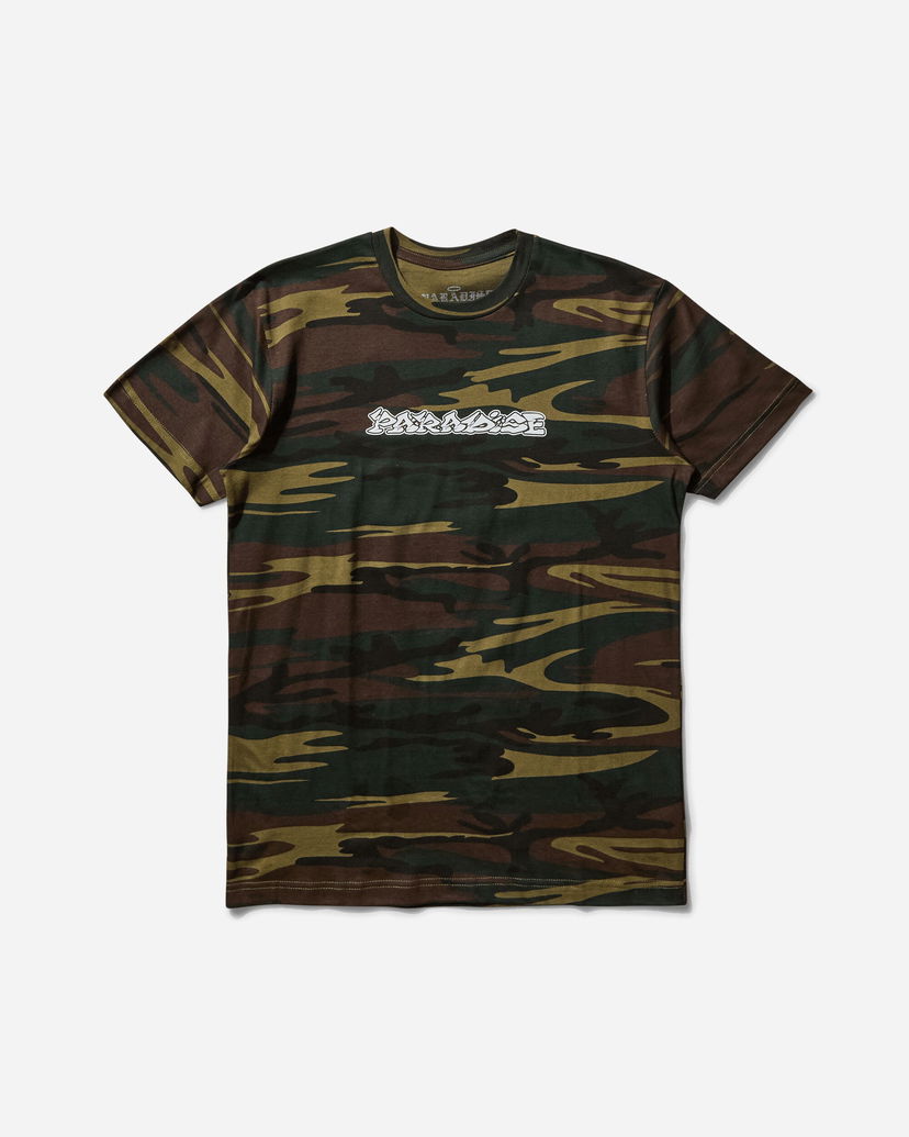 T-shirt PARADIS3 Paratopia Camo T-Shirt Grön | PAPARATOPIATEE 1
