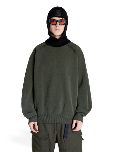 Sweatshirt Y-3 Classic Knit Crewneck Sweatshirt Grön | HT4501