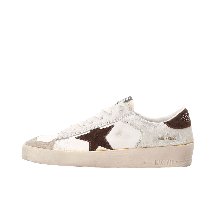 Sneakers och skor Golden Goose Stardan Pony Hair White Brown Vit | GMF00128.F004007.81999