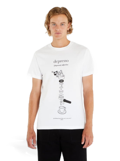 T-shirt Urban Classics Depresso Tee Vit | MT2029-00220