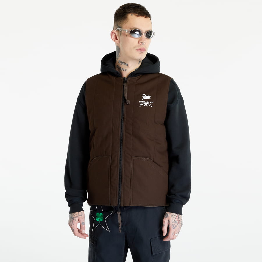Väst Converse x Patta Four-Leaf Clover Utility Reversible Padded Vest Brun | 10024665-A01, 0