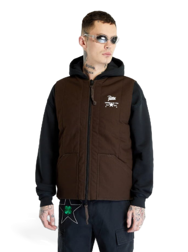 Väst Converse x Patta Four-Leaf Clover Utility Reversible Padded Vest Brun | 10024665-A01