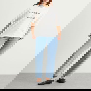 T-shirt Anine Bing Rudy T-Shirt Vit | A-08-11037-IVY1, 4