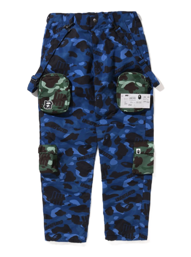 Cargo byxor BAPE Undefeated x Camo Multi Pouch Pocket Pants Mörkblå | 001 PTI731908C