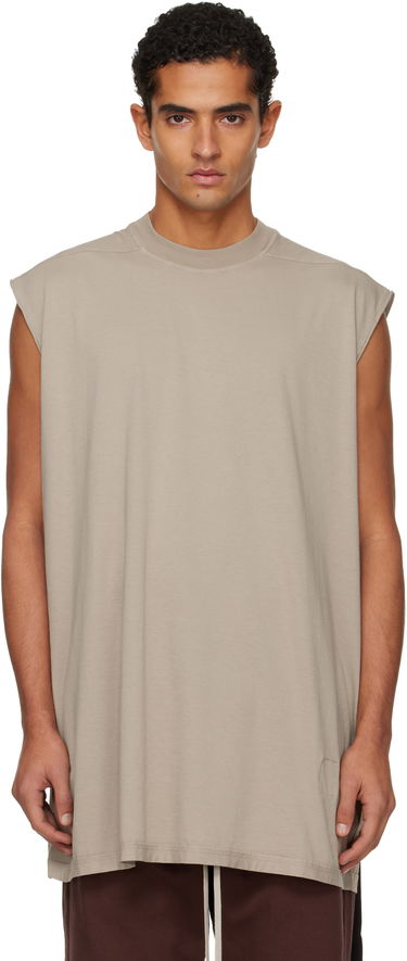 Linne Rick Owens DRKSHDW Concordians Tarp Sleeveless T-shirt Beige | DU02E7158 RN, 0