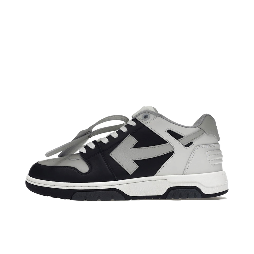 Sneakers och skor Off-White Out Of Office OOO Low Tops Light Grey Black Svart | OMIA189F22LEA0010709