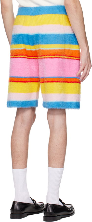 Shorts Casablanca Casablanca Fluffy Stripe Oversized Shorts Flerfärgad | MS25-KW-905-01, 2