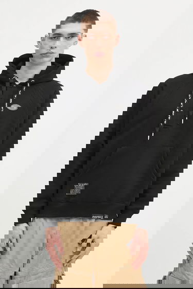 Sweatshirt AAPE by A Bathing Ape AAPE Main Hoodie Svart | AAPSWMB383XXN, 0