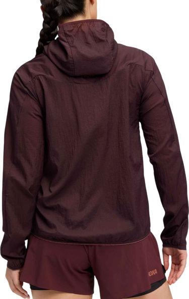 Vindjacka Hoka One One Skyflow Lightweight Hooded Full-Zip Jacket Bourgogne | 1141671-bkc, 1