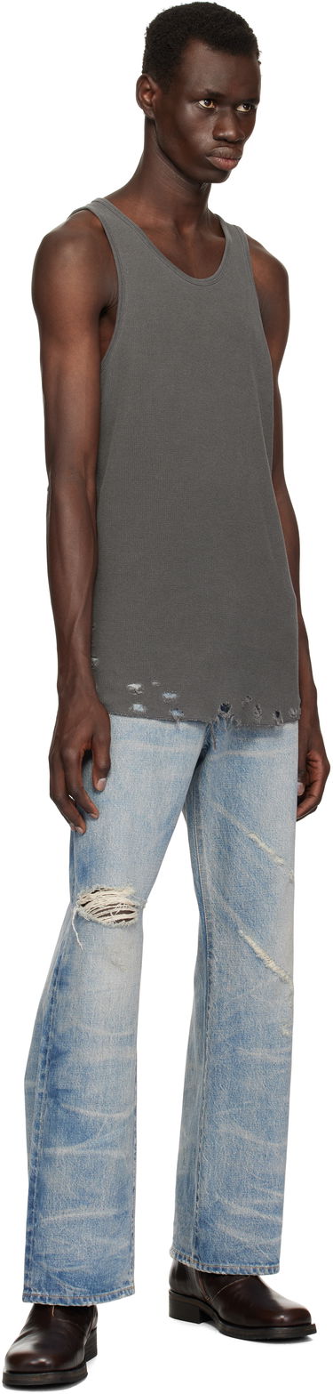 Linne John Elliott John Elliott Folsom Thermal Tank Top Grå | A066M66279A, 3