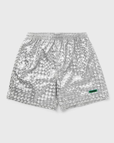 Shorts Pleasures Pleasures Pulley Active Shorts Metallisk | P25SU032ILVER, 2