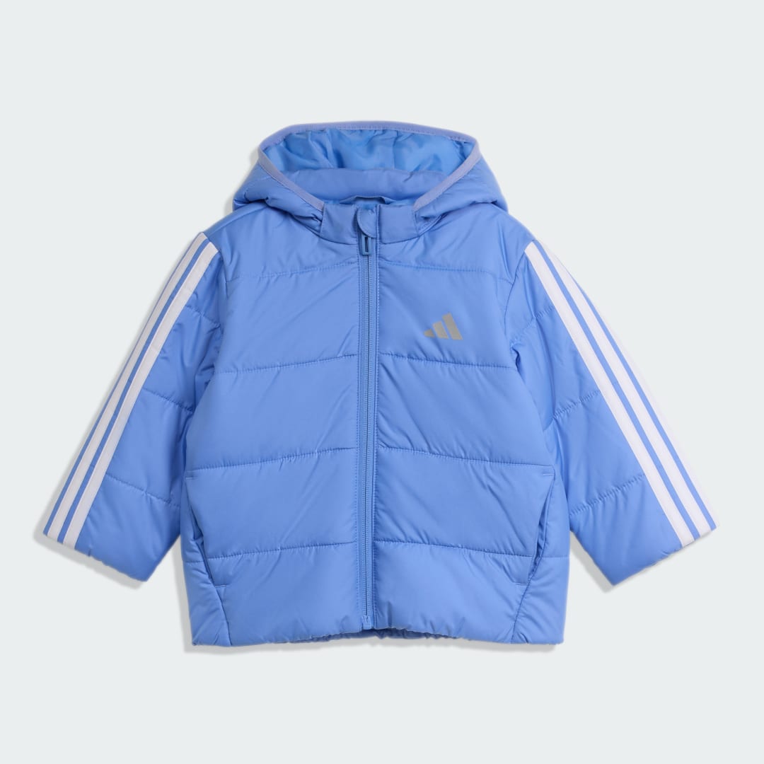 Pufferjacka adidas Performance Kids' Essentials 3-Stripes Padded Jacket Blå | JL7464, 0