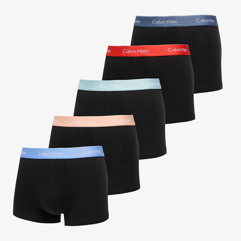 Boxare CALVIN KLEIN Calvin Klein 5-Pack Trunk Boxer Briefs Svart | LV00NB4393 VQR