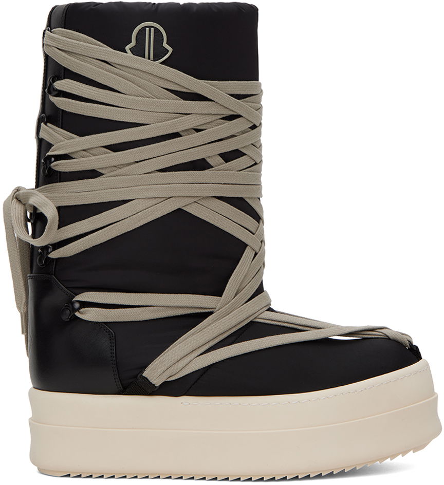Sneakers och skor Rick Owens Moncler x Big Rocks Boots "Black" Svart | MU02C4H20 M3863, 0