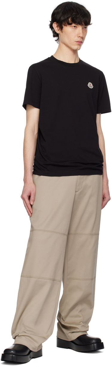 T-shirt Moncler Three-Pack Logo Patch T-Shirt Grå | K10918C00026829H8, 3