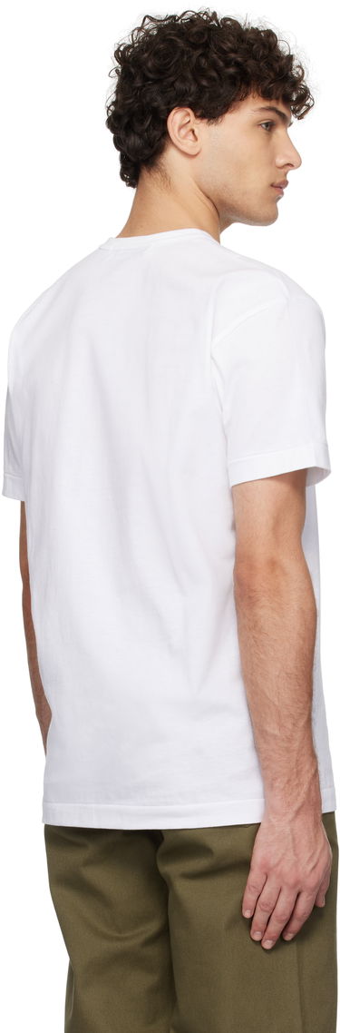 T-shirt Comme des Garçons Pastel Heart & Emblem Graphic T-Shirt Vit | AZ-T106-051, 2