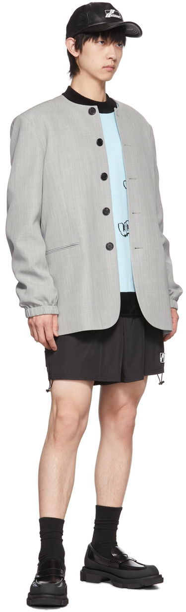 Sweater We11done We11done Reversible Sweater Blå | WD-KT1-22-629-U-SK, 3