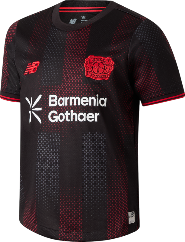 Jersey New Balance Bayer 04 Leverkusen Home Jersey 2025/26 Jr Svart | jt230541-hme