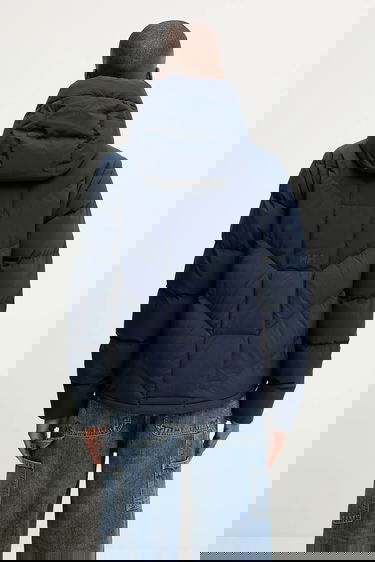 Pufferjacka Helly Hansen VILLAGE MODULAR DOWN JACKET Mörkblå | 54492, 2