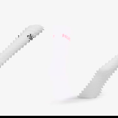 Strumpor BOSS Hugo Rib Logo Sock 6-Pack White Vit | 50510187-100, 4