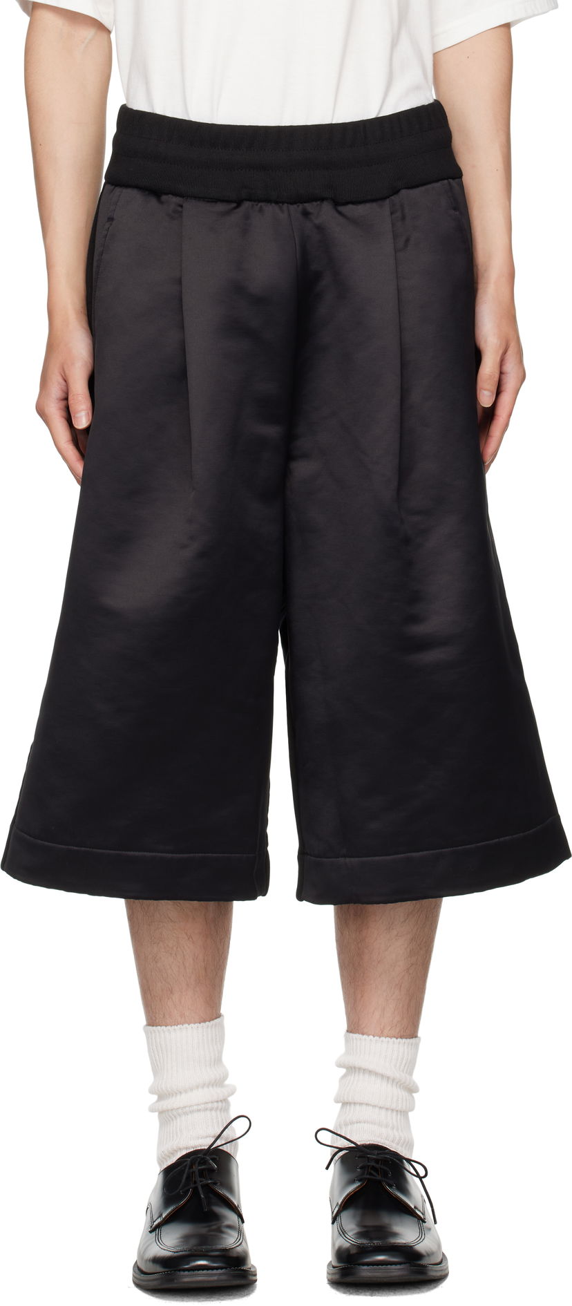 Shorts Dries Van Noten Dries Van Noten Paneled Shorts Svart | 252-021157-2611