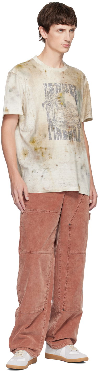 T-shirt ISABEL MARANT Distressed Graphic T-shirt Honore Flerfärgad | 25ATS0052HB-C3N10H, 3